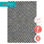 Black and White Cowhide Rug