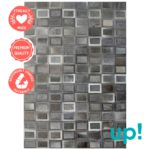 Gray Rectangles Rug