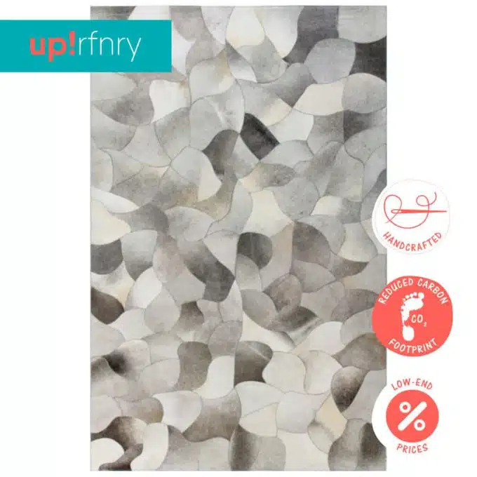 Fallen Leaves Cowhide Rug
