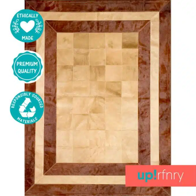 Frame Cowhide Rug