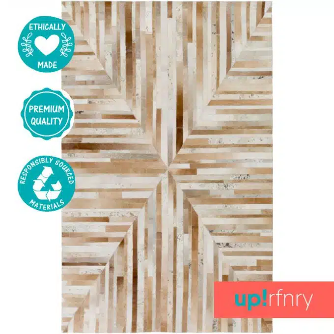 Hourglass Cowhide Rug
