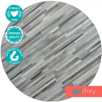 Round Gray Area Rug