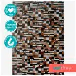 Squares and Stripes Area Rug