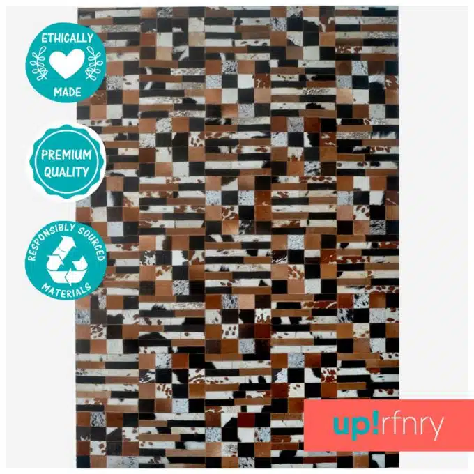 Squares and Stripes Area Rug