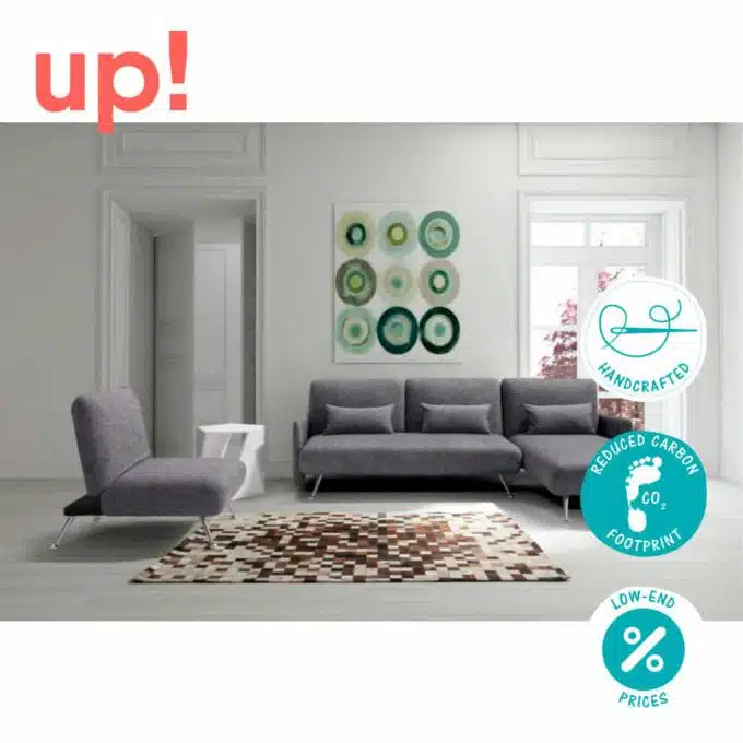 Stylish Contemporary Cowhide Rug