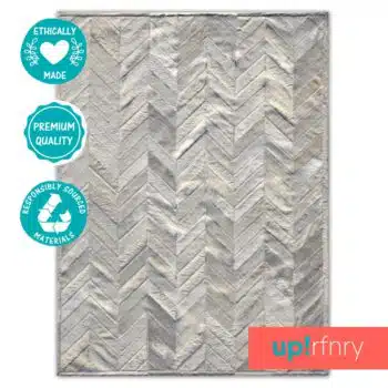 Chevron Cowhide Rug