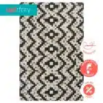 Zig-Zag Cowhide Rug
