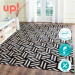 Black and White Cowhide Rug