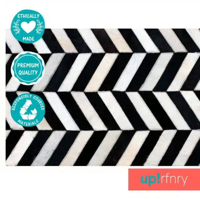 Black and White Rug