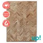 Herringbone Cowhide Rug