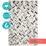 Herringbone Patchwork Rug