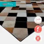 Mosaic Cowhide Rug