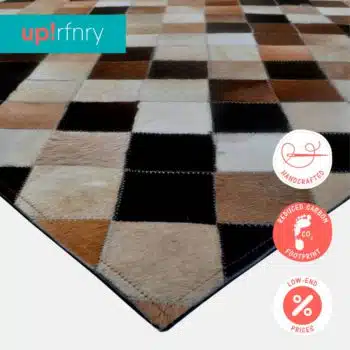 Mosaic Cowhide Rug
