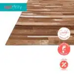 Striped Cowhide Rug