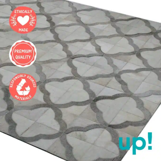 Foil Cowhide Rug